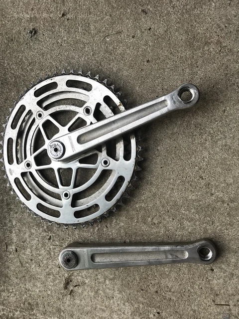 PÉDALIER ANCIEN STRONGLIGHT 49A - 44/52 dents - 170mm - Cégédur Forge