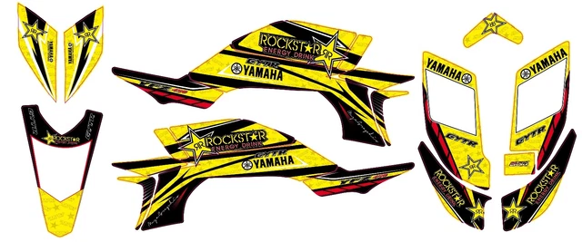 Fits Yamaha YFZ450R 03-08 graphic kit decals stickers 450r 2003 to 2008
