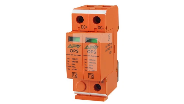 Limitador De Sobretensión Fotovoltaico 1000V Dc 2P T2 Apv-Ops-2P-T2 /T2De