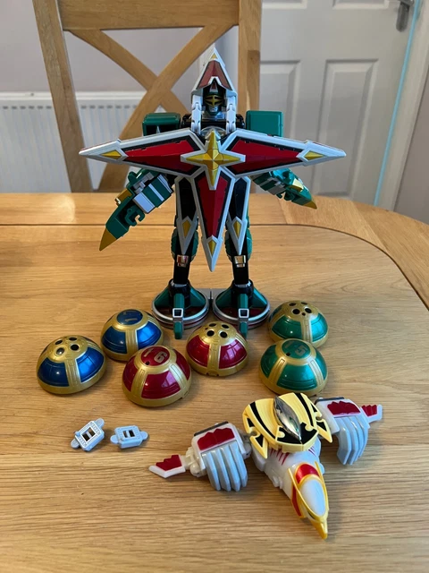 POWER RANGERS NINJA Storm Dx Star Megazord + Condor Zord + Clips 100% ...