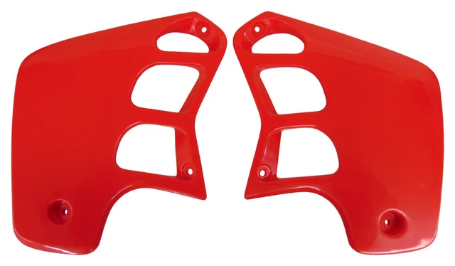 Radiator Shroud Air Scoop Plastic Cover Cherry Fighting Red for Honda CR 125 250