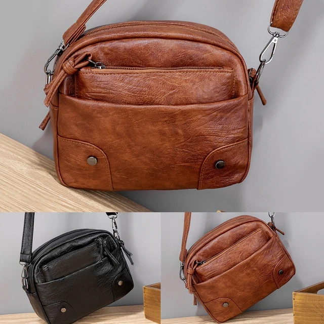 Femme Sac à Main Messager Pochette Shopping Bandoulière Solide Couleur Voyages