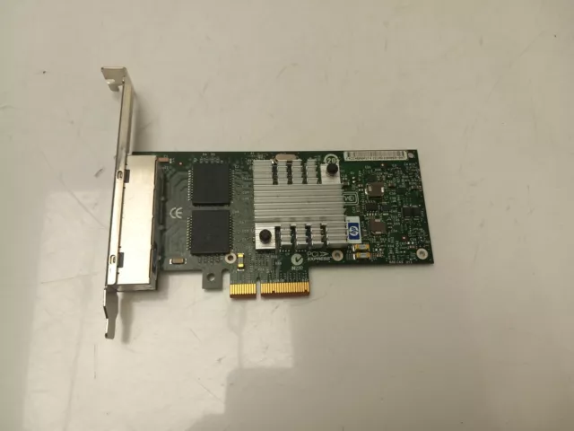 HP 4 Quad Port Gigabit Ethernet PCI -E Adaptor Card 593720-001 593743-001