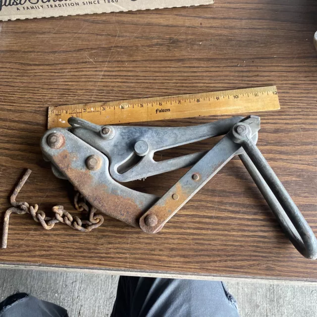 KLEIN Tools Chicago Grip Bell Systems Cable Wire Pullers Vintage Collectible USA