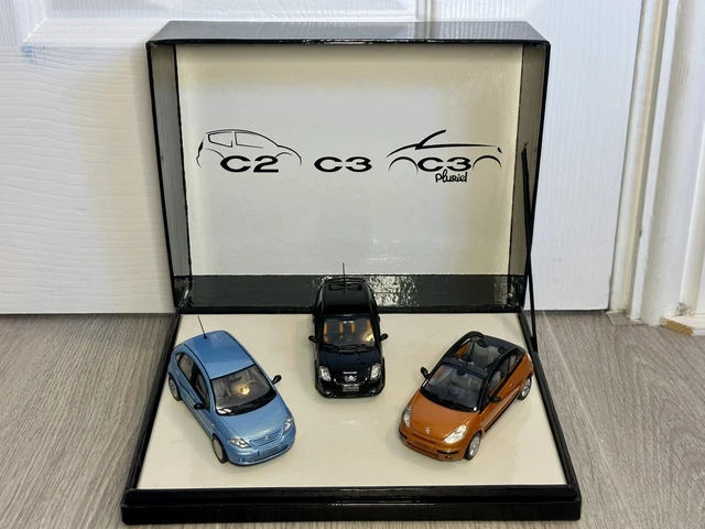 Citroen C2 C3 C3 Pluriel Coffret 1/43 Norev