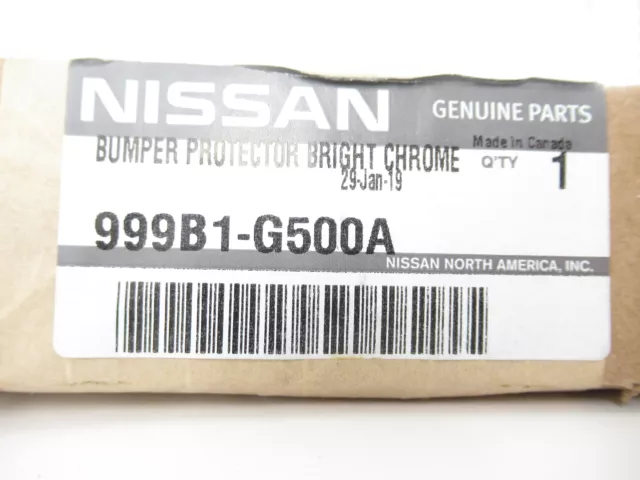 Nissan Rogue Rear Bumper Protector - Chrome - 999B1-G500A