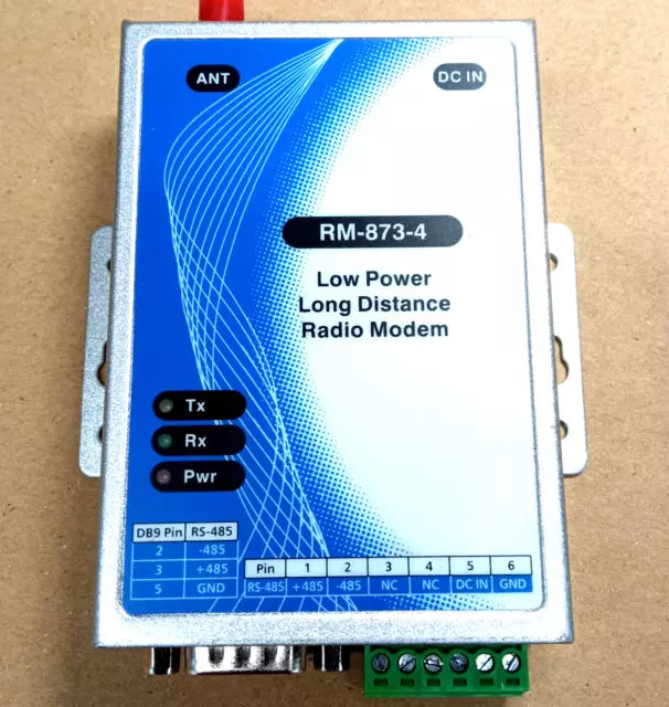 RADIO MODEM RS-485 ** lote 2x unidades NUEVO ** RM-873-4    LONG DISTANCE