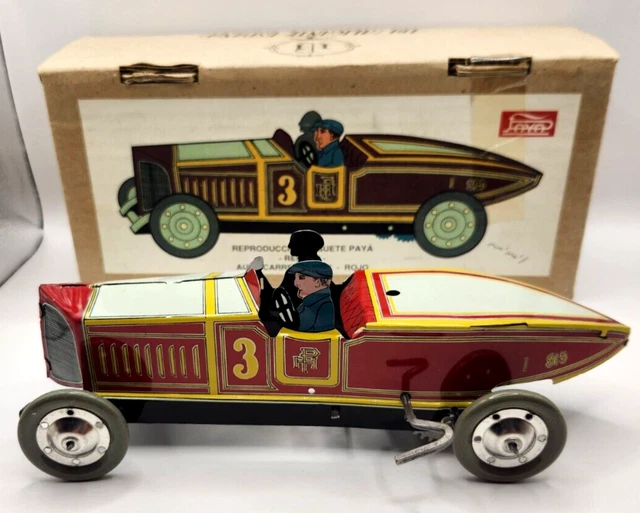 VTG REPRO PAYA Tin Windup 915 Auto Carrera Ren Car Lim Ed