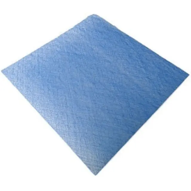 Fiberglass Pure Blue Paint Arrestor Pads, 20" x 20" x 2.5” , 50 Pack, 18 Grams