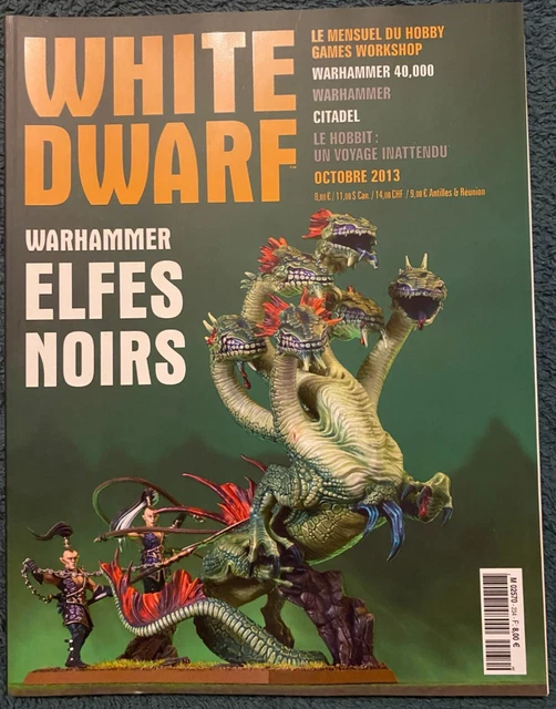 Lot Warhammer AOS - 8 Lanciers Elfes Noirs + État Major - Figurines Métal Citadel GW (Occasion)