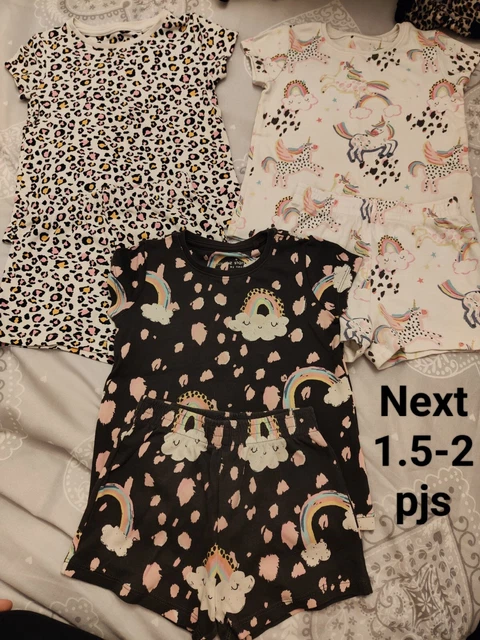 ❤️ Girls Summer Clothes Bundle. 1.5-2 years, 18-24 Months. Next PJ's, co-ord ❤️