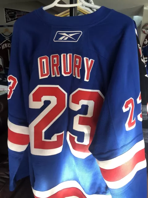 Reebok Premier New York Rangers Chris Drury #23 NHL Hockey Jersey Mens XL