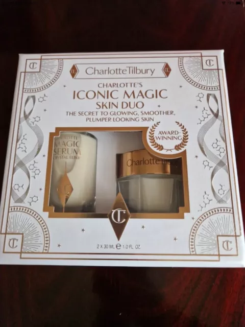 CHARLOTTE TILBURY ICONIC Magic Skin Duo BNIB Full Size Worth £117
