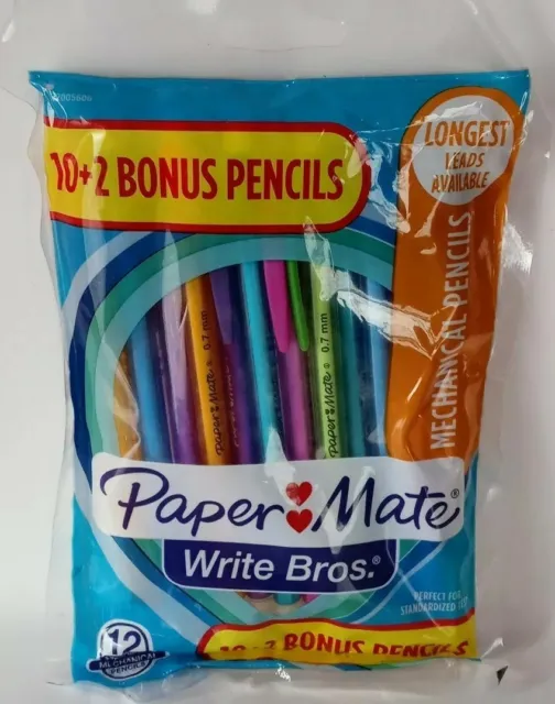Paper Mate Pencils #2 Mechanical 12 Count Package NEW. School Office