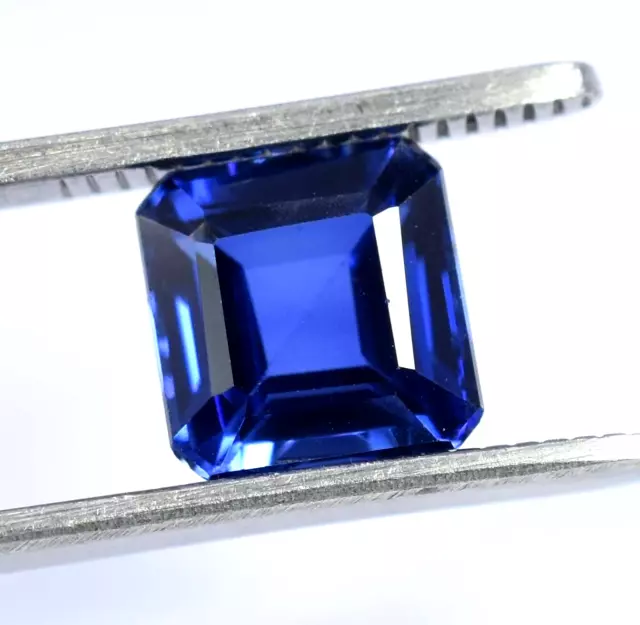 Flawless 6.10 Ct Natural Blue Kashmiri Sapphire Square Shape Loose Gemstone AAA+