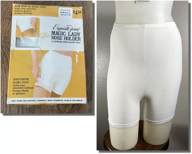 Vintage Exquisite Form Hose Holder Panty Girdle Ultra Soft Foundation In Box S