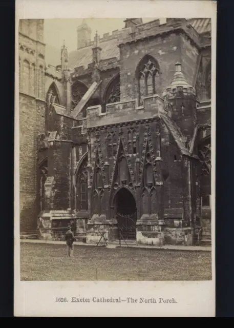 Angleterre, Cathédrale d&#039;Exeter, vintage albumen print, ca.1880 Tirage vint