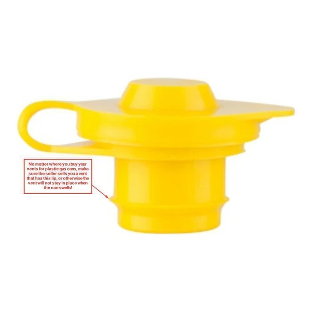thumbnail image 2 of Rotopax Gas Can Yellow GAS CAN VENTS- Pick A Pack Yellow Fuel Gas Can Vent Cap Chilton Briggs Rotopax Gott Anchor Multipack Pricing In | Whizz Fuel Tank Caps Gas Can Cap 2 of 14