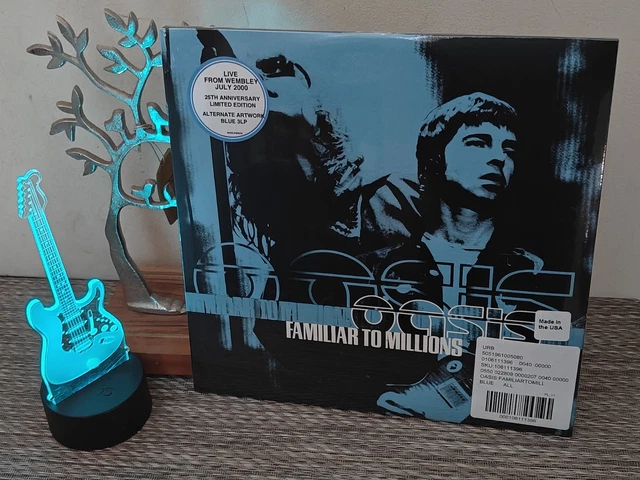 OASIS, FAMILIAR TO MILLIONS LP, 25th Anniversary Blue, 3xVinyl