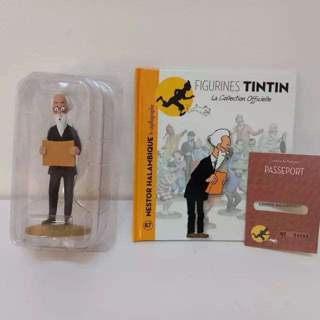 Figurine Tintin Collection Officielle  - Nestor Halambique - N° 87