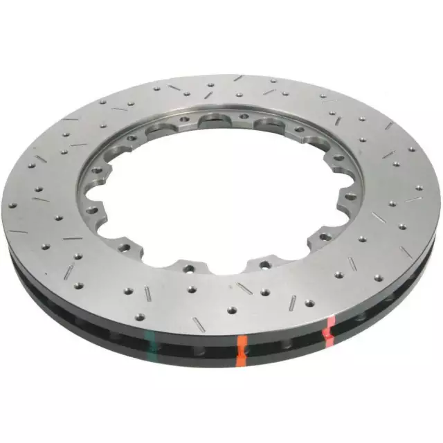 DBA HD 5000 Drilled Slotted Replacement Brake Rotor Single 355mm Front DBA529...