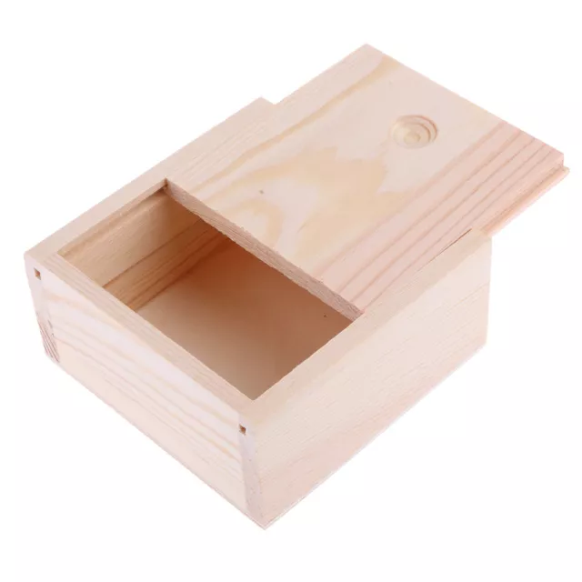 Holzbox Holz Aufbewahrungsbox Holzschachtel mit Deckel Für Schmuck