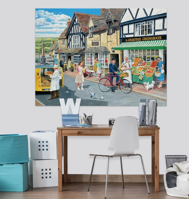 3D GREENGROCER 35NAO Wall Stickers Vinyl Wallpaper Murals Trevor