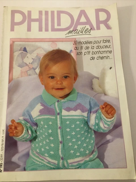 Catalogue Phildar Tricots Enfants 1982 - 49 Modèles Rentrée Des Classes - Occasion Bon état