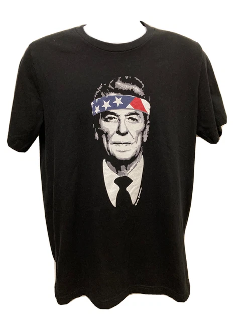 ROWDY GENTLEMAN RONALD REAGAN T-SHIRT/Large/Patriotic/Great Condition! ROWDY GENTLEMAN RONALD REAGAN T-SHIRT/Large/Patriotic/Great Condition!