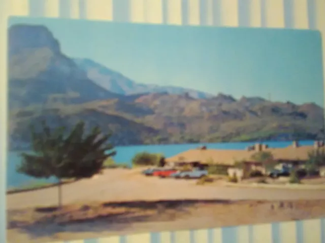 Vintage Post Card Apache Lake Resort Roosevelt Arizona