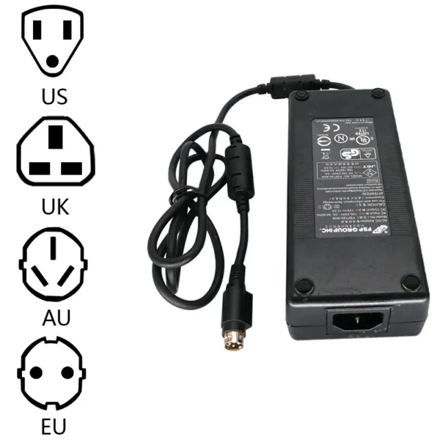  150W 12V 12.5A Universal AC Adapter with 2.5/5.5mm DC output  (UK Plug) ac adaptor