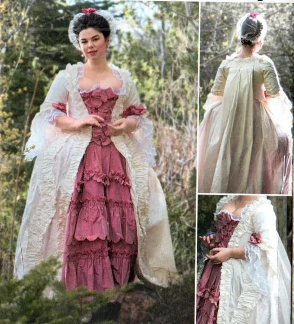 Simplicity 8578 Costume 18th Century Duchess Gown Sewing Pattern Misses Size New