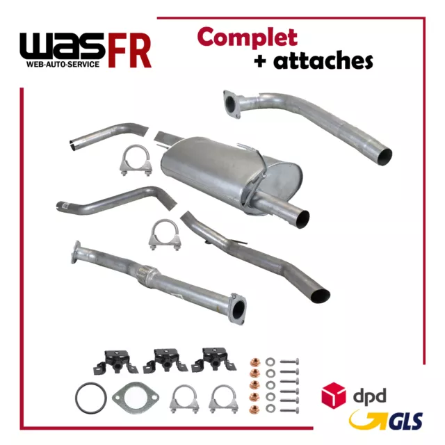 kit de pot d'échappement pour Nissan NP300 Navara 2.5 dCi/2.5 dCi 4WD