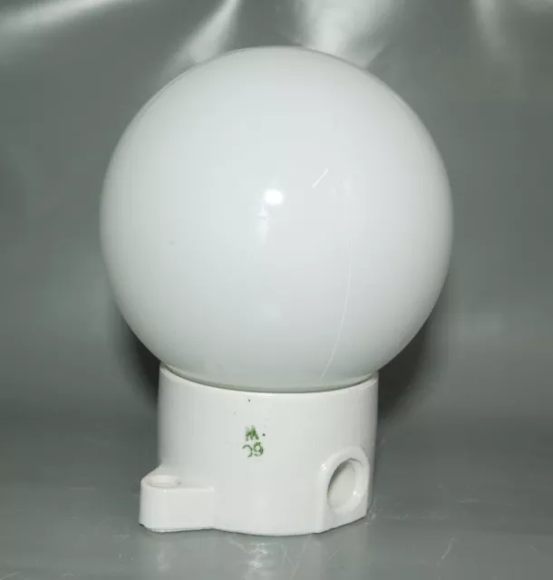 Lamp White Glass Porcelain Socket Cellar Lamp Old Sphere Lamp IP41