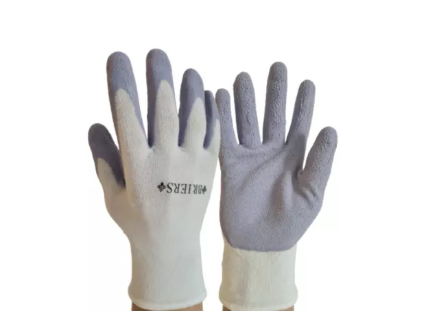 Briers Bamboo Grip Lilac Gardening Gloves,Work Gloves All Sizes Ladies, Mens