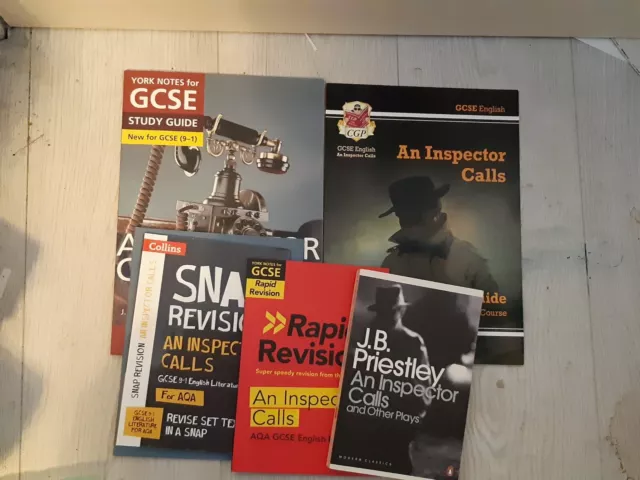 GCSE English Literature revision bundle inspector calls perfect for home school