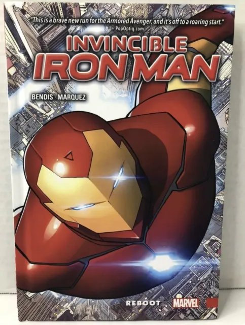 Invincible Iron Man Vol. 1 : Reboot by Brian Michael Bendis (2016, Hardcover