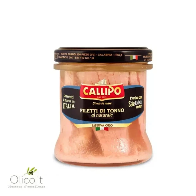 Filetti Di Tonno  Al Naturale  -Riserva Oro- Callipo Da Gr. 150