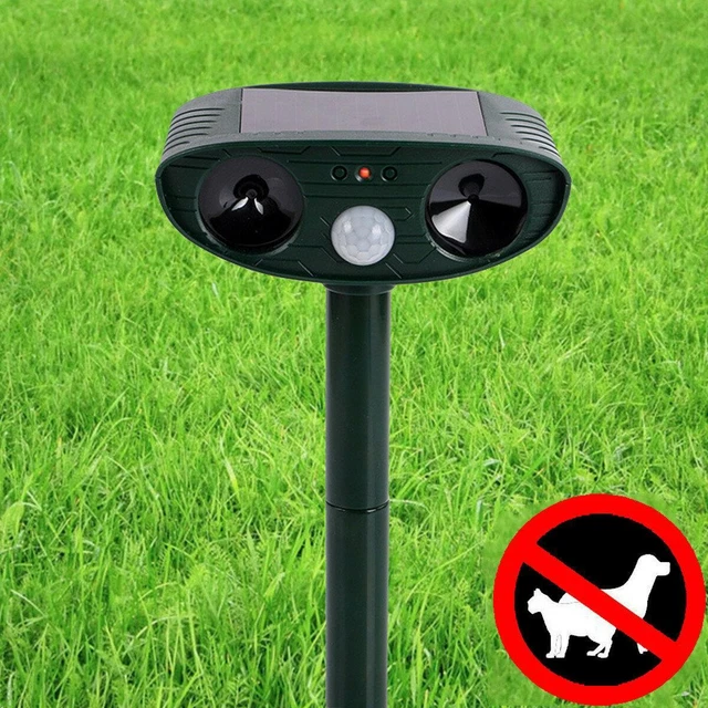 Outdoor Garden Solar Ultrasonic Repeller Pir Pest Animal Mouse Fox Cat Dog Repel