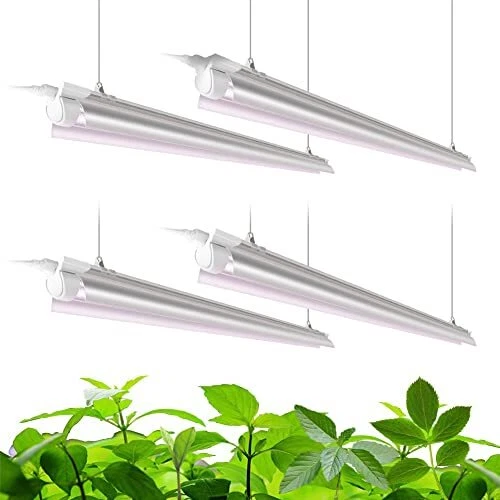 LED Grow Light 4FT,168W(4 x 42W, 1000W Equivalent), Full Spectrum, V-Shape