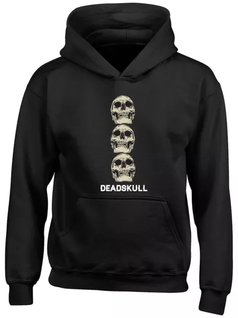 Deadskull Skull Heads Halloween Childrens Kids Hooded Top Hoodie Boys Girls Gift