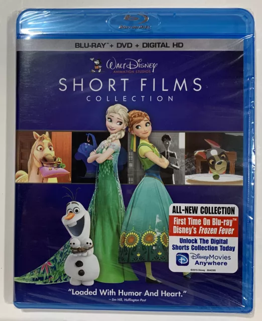 Walt Disney 12 Short Films Collection Blu-ray + DVD + Digital HD New Sealed