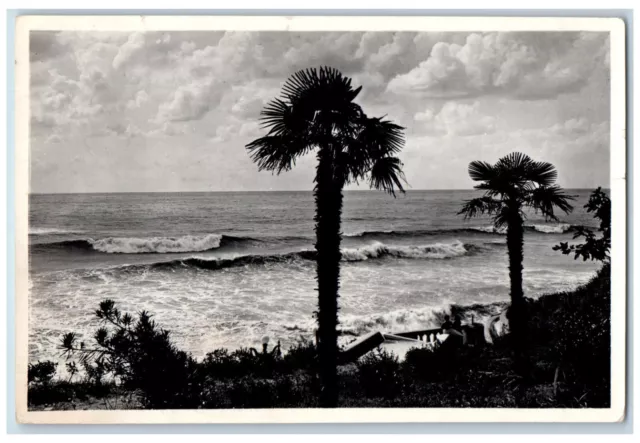 Russia Postcard The City of Sochi Sea View 1962 Vintage Posted RPPC Photo