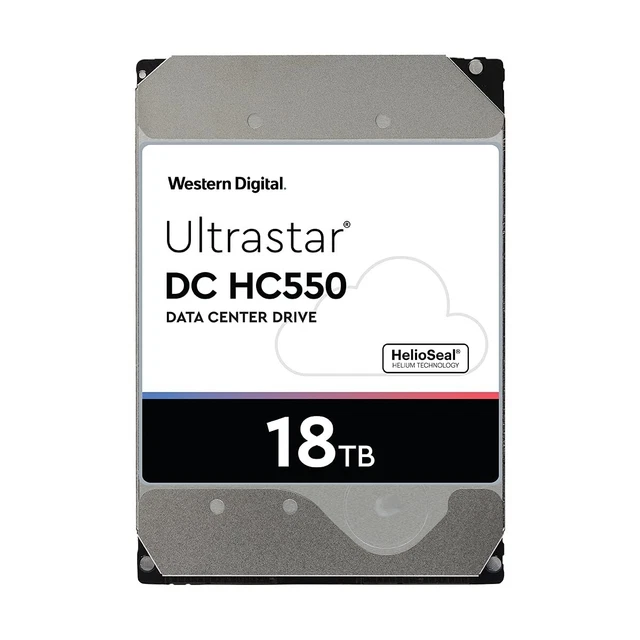 4 x WD Ultrastar HC550 18TB 3.5" Enterprise SATA HDD WUH721818ALE6L4 Used