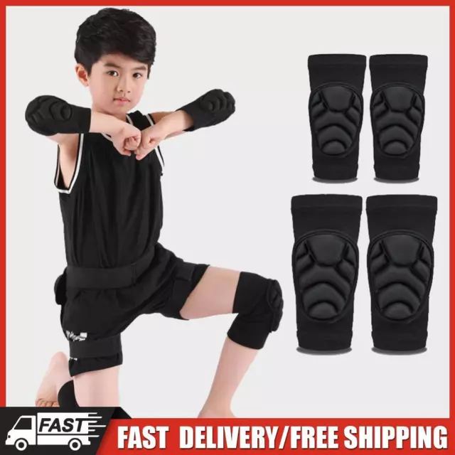 Kids Knee Pads Elbow Sleeves Thick Sponge Kneepad Elbow Brace Protector Stretchy