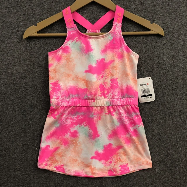 Reebok TG RB SPRSUM DRESS Sugar Plum Size 4T Toddler Sleeveless Strappy NWT