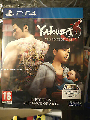 Yakuza 6 The Song Of Life Edition Essence Of Art - Sega Sony Ps4 Neuf Blister Vf