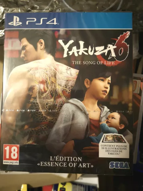 Yakuza 6 The Song Of Life Edition Essence Of Art - Sega Sony Ps4 Neuf Blister Vf