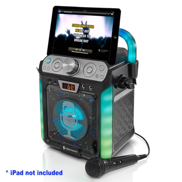 Rfb Singing Machine Groove Cube Karaoke System & Mic Bluetooth Cd+G Sml682 2