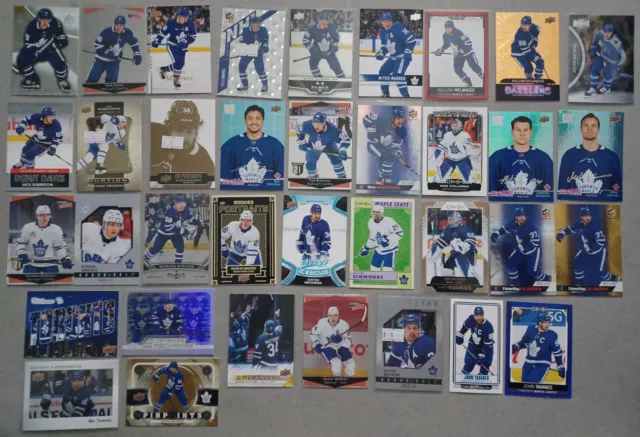 Toronto Maple Leafs Lot Inserts And Base 110 Cards
